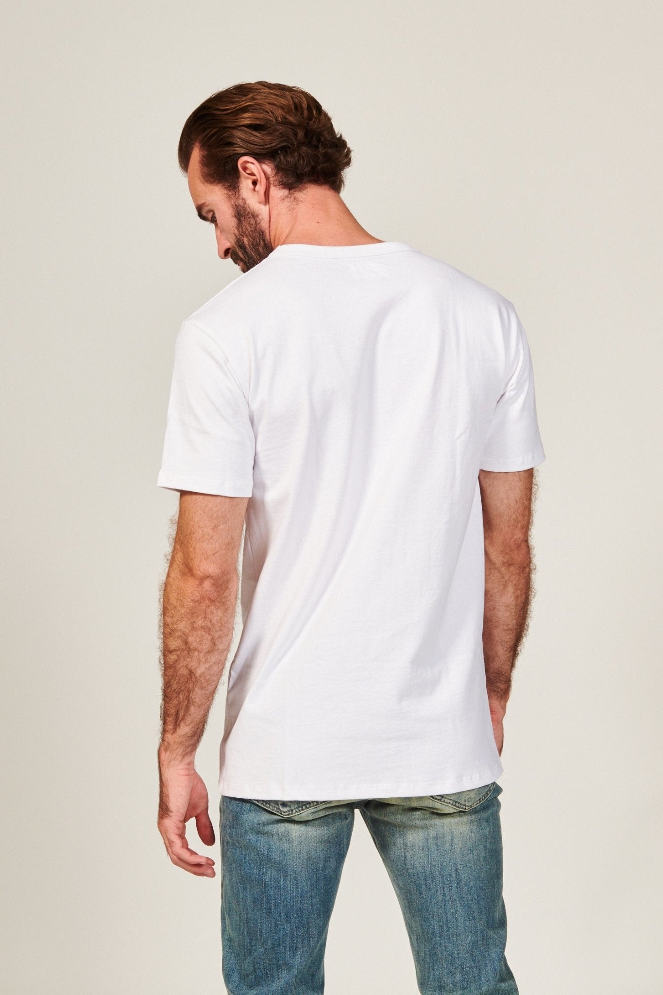 Made in USA Heavyweight T-Shirt in White - Rustic Dime