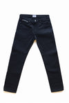 Japanese Jet Black | Slim Straight Selvedge Denim - Rustic Dime