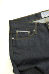 Japanese Raw Denim | Slim Straight Selvedge Denim - Rustic Dime