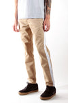 KHAKI/WHITE | RACER CHINO - Rustic Dime