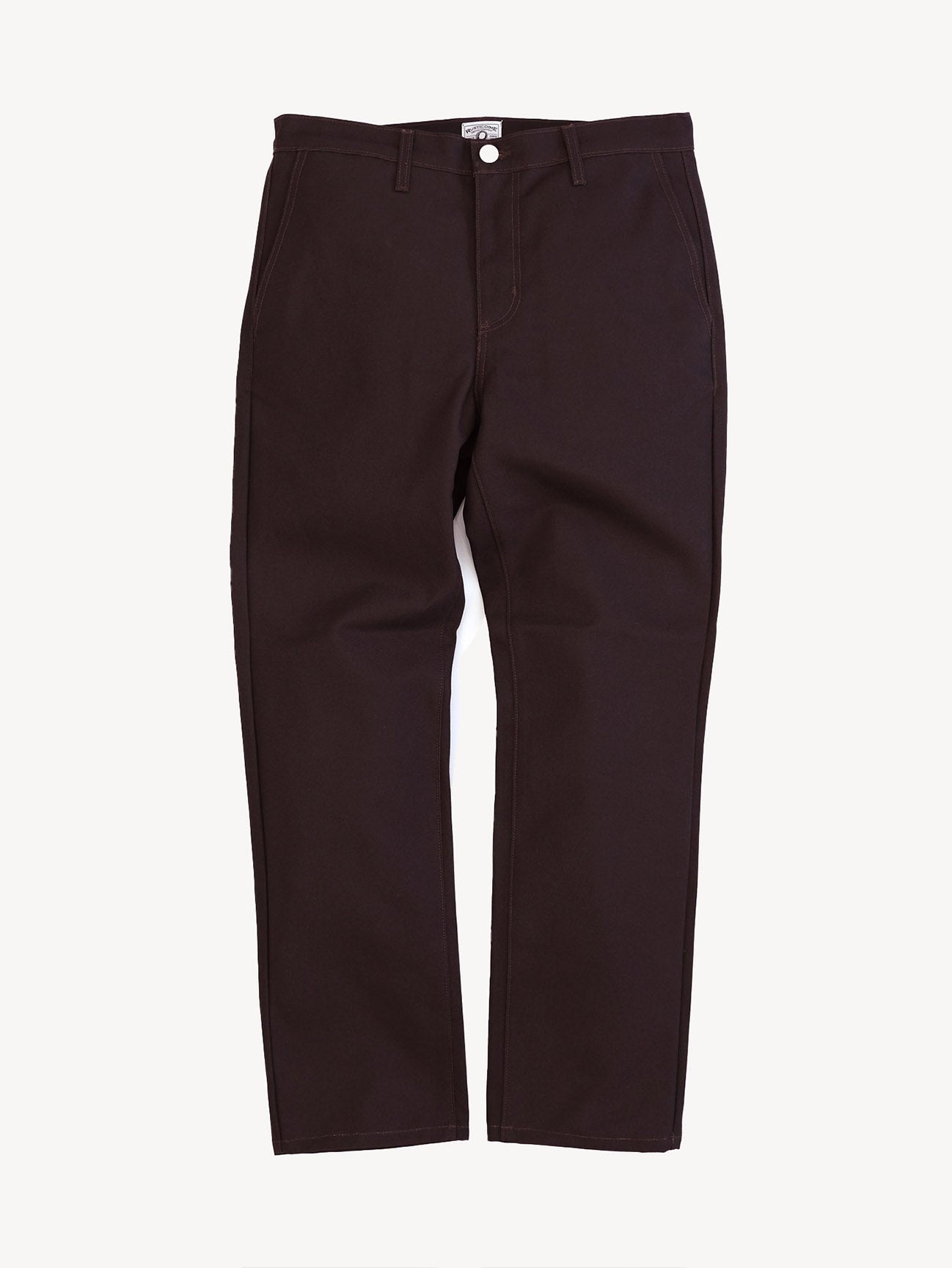 BROWN | CANVAS WORKWEAR CHINO - Rustic Dime