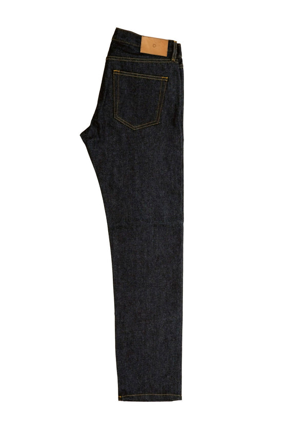 Japanese Raw Denim | Slim Straight Selvedge Denim - Rustic Dime