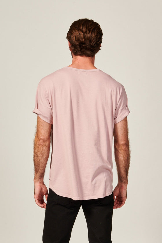 DIME CURVED HEM TEE | MUD - Rustic Dime