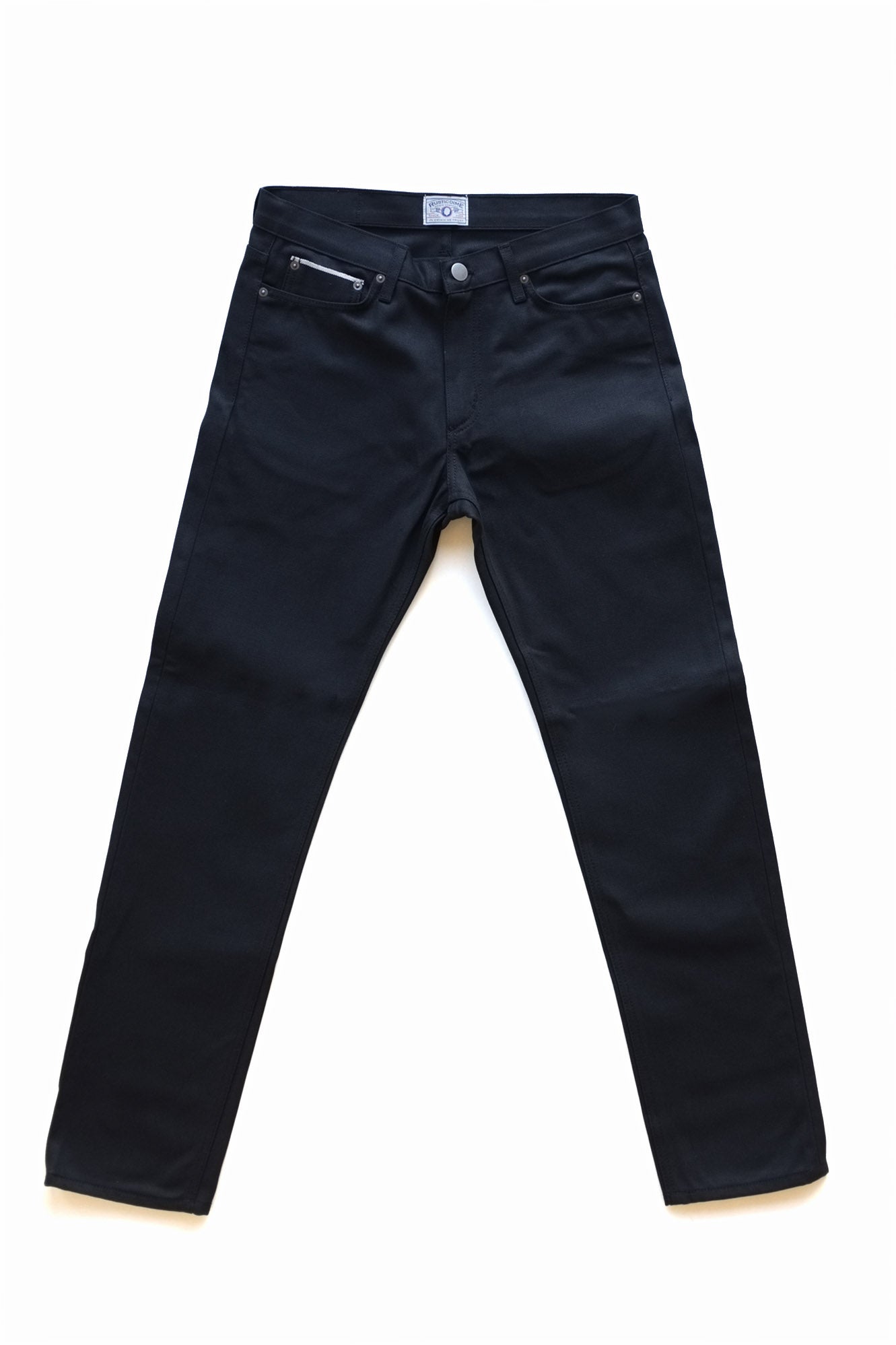 Shop Men Black Cotton Slim Fit Narrow Jeans - Spykar