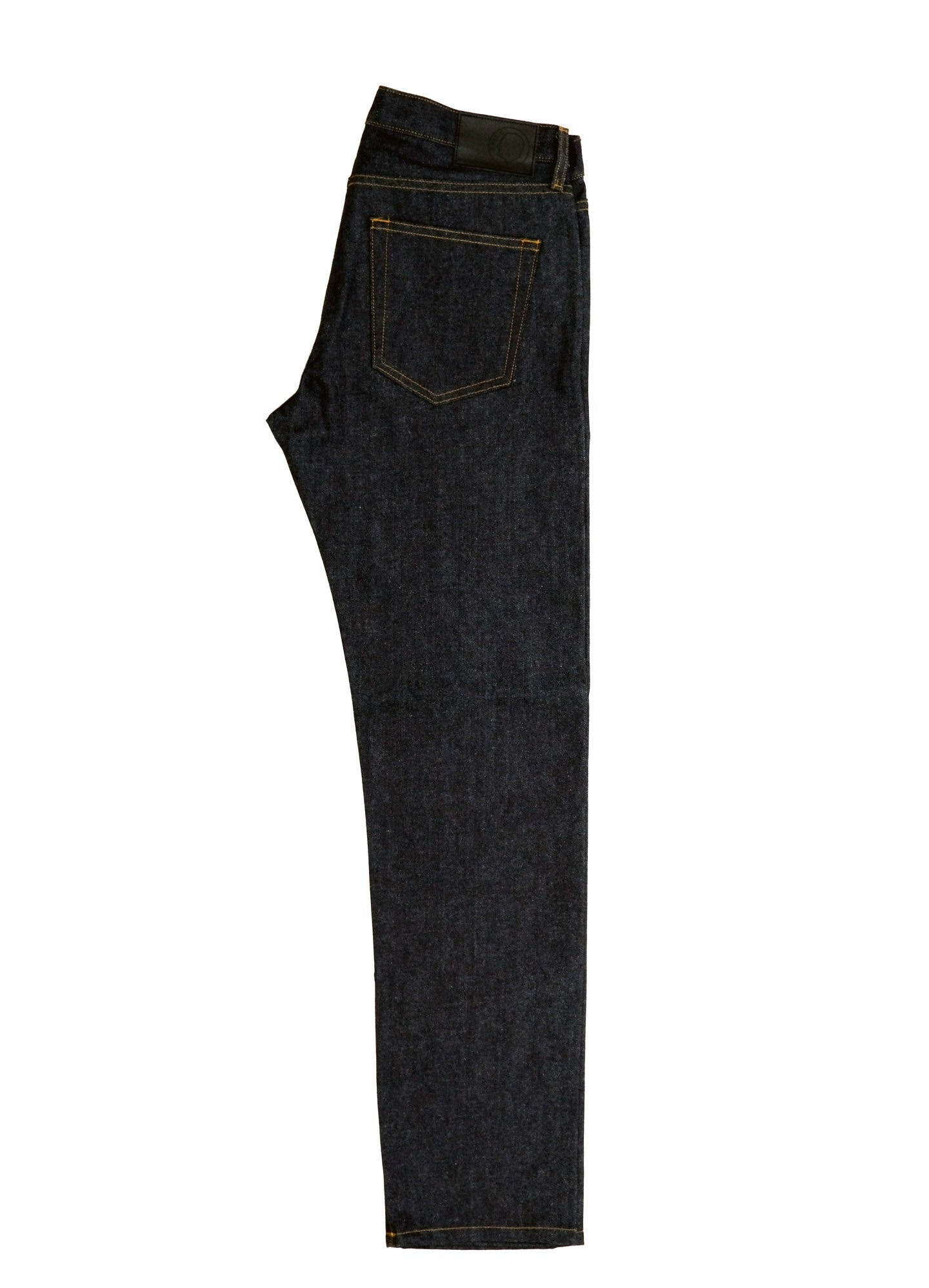 Men's Slim Straight Selvedge Denim in Raw Indigo | Made in USA – Rustic ...
