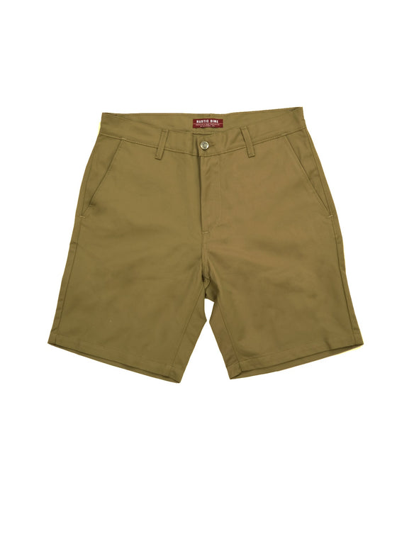 Khaki | Workwear Chino Shorts - Rustic Dime
