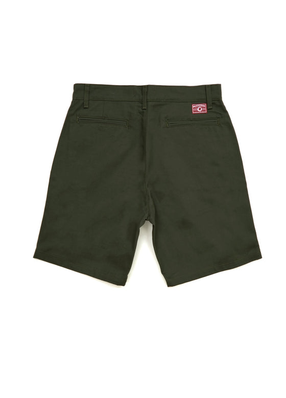 Olive | Workwear Chino Shorts - Rustic Dime