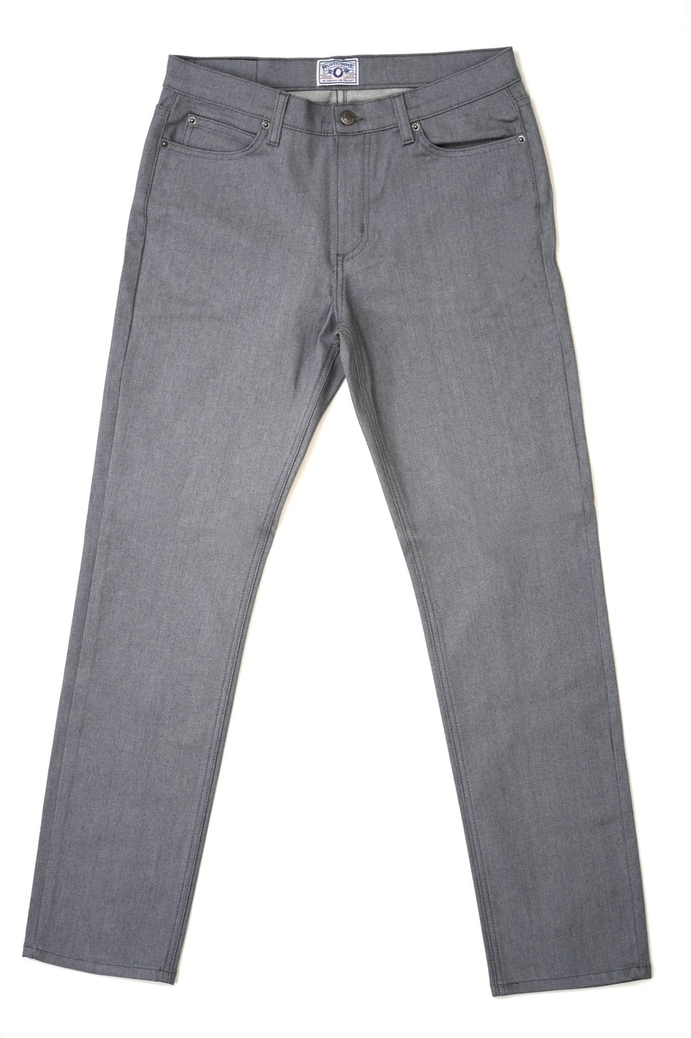 【2plan】Rustic wide raw denim Men's Slim Straight 15oz Selvedge Denim in Raw Indigo | Made