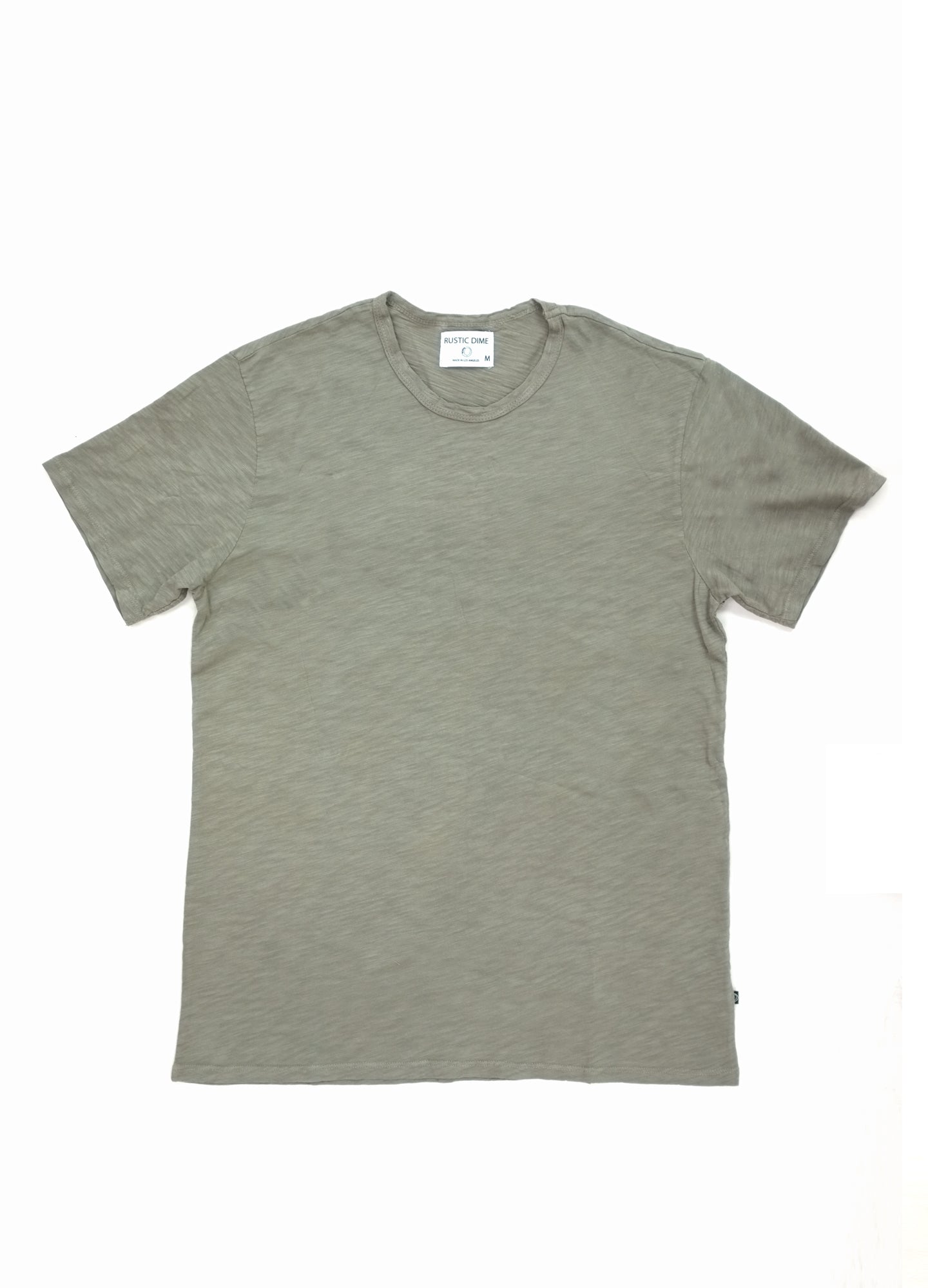 関税送料込み【DIME】Perfect T-Shirt (Taupe) Essential Dime Tees - Classic Straight Hem T Shirts | Rustic